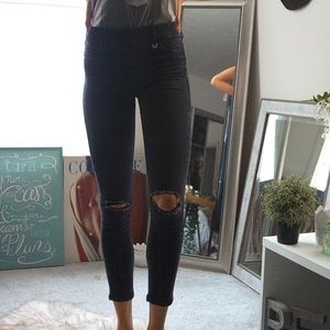 True Religion Black Skinny Jeggings